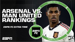 RANK THE GOALS from Arsenal vs. Manchester United 👀 | ESPN FC Extra Time