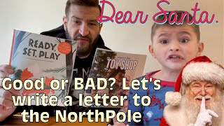 Dear Santa! A letter to the North Pole requesting Christmas toys