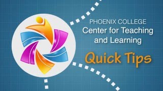 Quick Tip - Syllabus and Getting Started Module