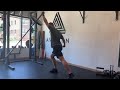 explosive unilateral landmine press with rotation