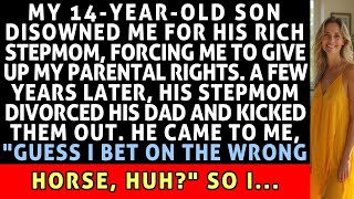 My 14-Year-Old Son Disowned Me For His Rich Stepmother, Forcing Me To Give Up My Parental Rights...