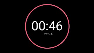46 Second Countdown Timer / iPhone Timer Style
