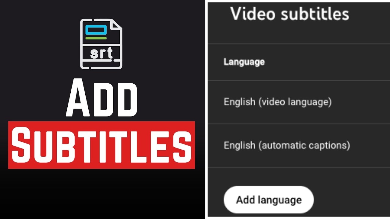 How To Add Subtitles To Your Youtube Videos Full Guide Youtube
