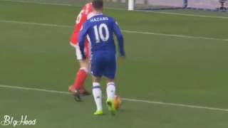 Eden Hazard Skill Goal - Chelsea vs Arsenal 3-1 Premier League 04/02/2017 HD