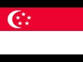 Bandera e Himno Nacional de Singapur - Flag and National Anthem of Singapore