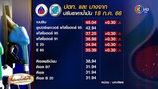 เบนซินเพิ่มอีก 0.30 บาท ด้านน้ำมันโลกร่วงลงเกือบ 1.5%