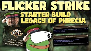 OUR STARTER DEXTERITY STACKING FLICKER STRIKE BUILD IN PATH OF EXILE 1 LEGACY OF PHRECIA