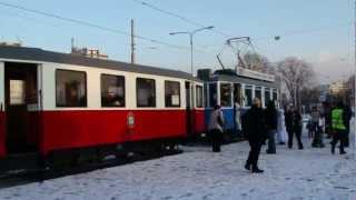 Tramvají s Mikulášem kolem Hrabůvky