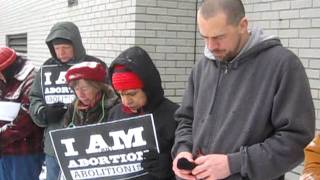 Rally for Life in White Plains, 2/21/2012 - Fr. Fidelis Moscinski