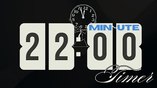 22 Minute Timer ⏲️ | Silent Countdown (No Sound) Timer for Study, Workout, & Focus