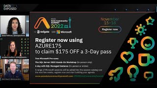 SQL Server 2022 @ PASS Data Community Summit | Data Exposed Exclusive