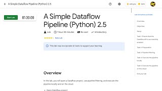 A Simple Dataflow Pipeline Python 2 5