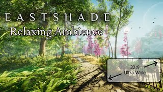 Relaxing Ambiance in Eastshade | 8K Ultrawide | Calm & Beautiful Open World Exploration 🎨🌿