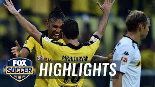 Mkhitaryan second goal extends Dortmund lead against Monchengladbach - 2015–16 Bundesliga Highlights
