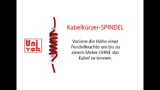 UnivoKabel kürzen ohne zu schneiden mit Kabelkürzer Spindel von Univok.k Kabelkürzer Spindel Amazon