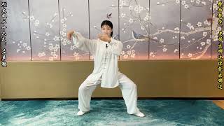 Tai Chi Kung Fu Teaching, 刘莹视频课程炁太极入室弟子班051 炁太极三十六式之左单鞭