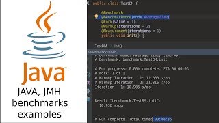 java benchmarks examples