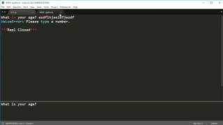Python Programming Series (If statements and Exceptions 5): Try and Except