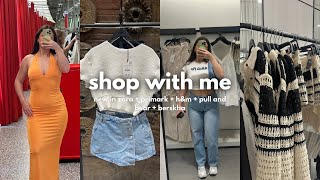 SHOP WITH ME: new in zara + primark + h&m + bershka + pull and bear | shopping vlog summer 2024