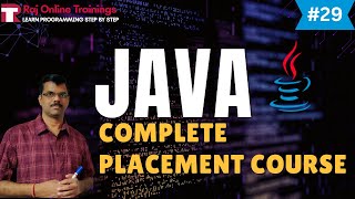 JAVA Complete Placement Course | Java Control Statements | while loop