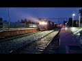 early morning rainy departures single wdp4 lhb u0026 twin wdp4 icf trains