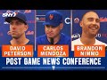 David Peterson, Brandon Nimmo, Carlos Mendoza on Alvarez's walk-off | SNY