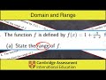 A Level Domain and Range Explained