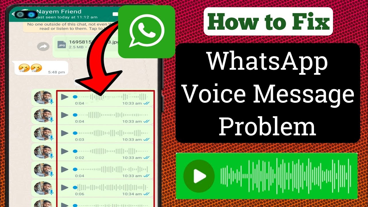 How To Fix WhatsApp Voice Message Problem (New 2023) | WhatsApp Voice ...