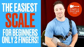 How to Play the Easiest Scale to Learn on Guitar with Only Two Fingers