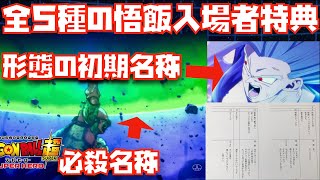 悟飯の新形態の初期名称など全5種類の台本から判明内容と小説2種と表現違い比較【スーパーヒーロー、悟飯ビースト、オレンジピッコロ、ドラゴンボール、ドッカンバトル、セルマックス、入場者プレゼント、第3弾】