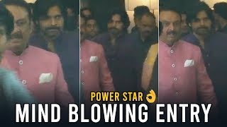 Power Star Pawan Kalyan MIND BLOWING ENTRY | Jayasudha Son Nihar Kapoor Wedding Reception | DC