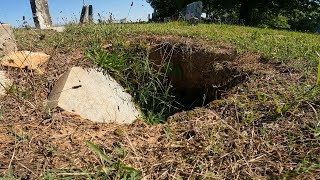 Sunken grave at historic Ringgold cemetery causing concerns for residents