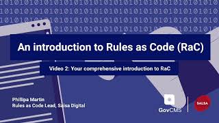 A comprehensive introduction to Rules as Code