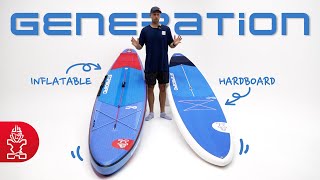 Starboard Generation board | 3-IN-1: A true one-board quiver – Surfing, Racing, Touring