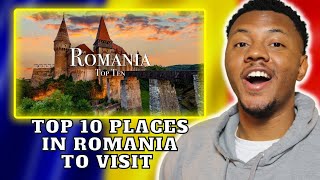 AMERICAN REACTS TO Top 10 Places To Visit In Romania - Travel Guide