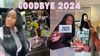 VLOG | Spend the last few days of 2024 with me 🤍 vision boarding, grocery shopping, decluttering