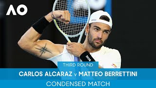 Carlos Alcaraz v Matteo Berrettini Condensed Match (3R) | Australian Open 2022