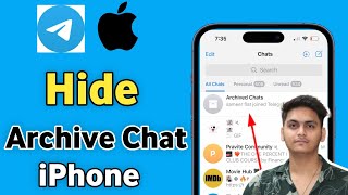 iPhone | Telegram me archive chat hide kaise se kare | Telegram me archive chat kaise chupaye