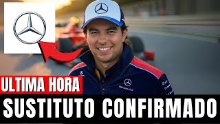 ¡BOMBAZO! CHECO PÉREZ PODRÍA SUSTITUIR A KIMI ANTONELLI EN MERCEDES EN 2025