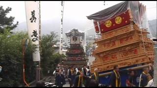 西条祭り2011　石岡祭礼本殿祭参道２.avi