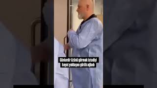 Təyyarə qəzasında yaralanan Nurullah Siracov  xanımı Müslümət Siracova ilə kilinkada görüşdürülüb.