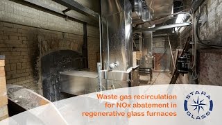 Stara Glass waste gas recirculation for NOx abatement