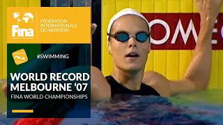 Laure Manaudou's World Record at Melbourne 2007 | FINA World Championships