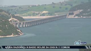 Acqua razionata in Basso Molise da oggi in 11 comuni