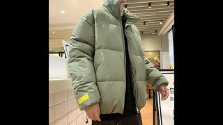 Мужские толстые пальто большого размера на осень и зиму, корейская мода, парки черного, серого,