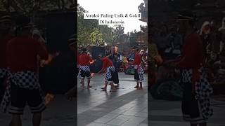 Atraksi Paling Unik \u0026 Gokil Di Indonesia #atraksi #unik #gokil #manusiaapiindonesia #shorts