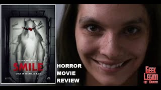 SMILE ( 2022 Sosie Bacon ) Jumpscare filled Scary Curse Horror Movie Review ( some spoilers )