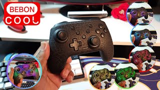 BEBONCOOL Q217 CONTROLLER FOR PC, ANDROID, IOS AND SWITCH WITH RGB