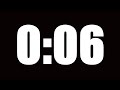 6 SECOND TIMER | LOUD ALARM ⏰