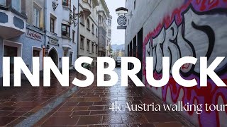 Winter Morning in Innsbruck: 4K Walking Tour of the Old Town 🌨️❄️